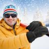 Tarpop 3 Pairs Mens Ski Gloves Winter Warm Women Gloves Adjustable Non Slip Snowboard Snow Waterproof Warm(F,Black, Black White, White Black) view 2
