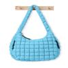 LEXSION Womens' Lightweight Quilted Carryall GYM Tote Bag Puffer Crossbody Bag Soft Puffy Boho Handbags Cloud Weight Big Capacity Purse 8040 Light Blue M view 1