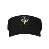 NineFit Basics OES Eastern Star Visor Cap Sports Empty Top Hats Adjustable Sun Tennis Caps for Women and Men 14 Black view 1