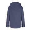 Muscularfit Men's Fashion Hoodies & Sweatshirts Drawstring Casual Long Sleeve Cotton Linen Shirts Fashion Button Down Hoodies Navy L view 4