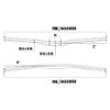 HIMALO Downhill Bike Handlebar 31.8mm Mountain Bike Riser Handlebar 780mm 800mm Extra Long Bars DH XC AM Aluminium Alloy Handlebar(Red,780mm) view 2