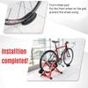CFDZCP Bike Trainer Stand Bicycle Roller Trainer Foldable Turbo Trainer Bike Stand Home Training 6-Speed Bike Trainer with Magnetic Resistance, Road Trainer, Bike Trainer(Red) view 4