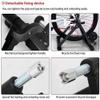CFDZCP Bike Trainer Stand Fluid Bike Trainer Stand Bike Turbo Trainer Magnetic Cycling Stand, Heavy Duty Stable Bike Stationary Riding Stand Supports Bicycle Trainer(Black) view 3