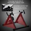 CFDZCP Bike Trainer Stand Bicycle Trainer for 26-28 in Wheel Road Bike, Indoor Riding Foldable Bike Trainer Stand with Front Wheel Support for Exercise, Training, Home Workout view 3