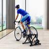 CFDZCP Bike Trainer Stand Bicycle Trainer for 26-28 in Wheel Road Bike, Indoor Riding Foldable Bike Trainer Stand with Front Wheel Support for Exercise, Training, Home Workout view 4