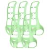 JEsilunmaMY Men's Halter Cutout Jockstrap Bodysuit O-Ring Wrestling Singlet Thong Leotard Backless Stretch Jumpsuit Underwear (Green-5PC,Medium) view 1