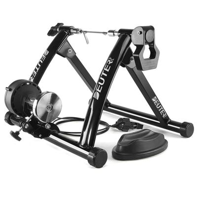 CFDZCP Bike Trainer Stand Bike Trainer Stand Indoor Exercise Home Training 6 Speed Magnetic Resistance Bicycle Trainer Suitable for Tyres 26"-28" & 700C Wheel Road Bike