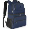 MATEIN Cooler Backpack Insulated Waterproof, 26 Cans Leak-Proof Lunch Backpack Cooler for Men Women, Double Layer Lightweight Soft Cooler Bag Portable Lunchbox Backpack for Beach Travel Picnic, Blue view 1