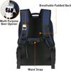 MATEIN Cooler Backpack Insulated Waterproof, 26 Cans Leak-Proof Lunch Backpack Cooler for Men Women, Double Layer Lightweight Soft Cooler Bag Portable Lunchbox Backpack for Beach Travel Picnic, Blue view 4