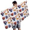 Pynnlts American Football Sports Hot Dog Popcorn Beach Towels Quick Dry Rugby Game Pool Towel for Men Boys Ball Fans Gift Bath Towels for Beach Pool Yoga Gym Sauna Travel Spa 59x30 inch view 1