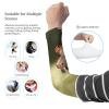 NTVOWPZO UV Sun Protection Arm Sleeves Cooling Cute Squirrels Sports Compression Athletic Sleeves for Basketball Cycling view 3