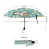Cute Meerkat Umbrella Windproof Travel Umbrella Compact Folding Umbrella Portable 3-Section Umbrellas for Men Women Automatic view 2