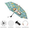 Cute Meerkat Umbrella Windproof Travel Umbrella Compact Folding Umbrella Portable 3-Section Umbrellas for Men Women Automatic view 3