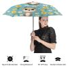 Cute Meerkat Umbrella Windproof Travel Umbrella Compact Folding Umbrella Portable 3-Section Umbrellas for Men Women Automatic view 4