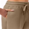 PINSPARK Sweatpants Women Straight Leg Long Pant Stretch Waist Loose Fitting Pants with Slanted Hand Pockets Khaki M view 4