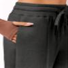 PINSPARK Straight Leg Sweatpants for Women Wide Leg Pants High Waisted Casual Sweatpants with Two Side Pockets Heather Dark Grey XL view 4