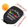 PWHAOO 2PC Pickleball Paddle Carrying Case Pickleball Paddle Covers Pickleball Paddle Pouch Gift Impeccable Gift For Pickleball Players (Pickleball Season Paddle) view 3