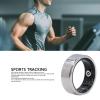 Yoidesu Smart Ring, IP68 Fitness Smart for Heart Rate, Monitor Sleep Quality Exercise Data, 5-7 Days Rechargeable, Smart Ring for Women Men (#6) view 2