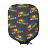 PWHAOO 2PC Pickleball Paddle Covers Funny Pickleball Paddle Pouch Gift Impeccable Gift For Pickleball Players & Fans (JUST DINK IT Paddle) view 1