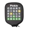 PWHAOO 2PC Pickleball Paddle Covers Funny Pickleball Paddle Pouch Gift impeccable Gift For Pickleball Players & Fans Retirement Present (Pickle Court Paddle) view 1