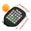 PWHAOO 2PC Pickleball Paddle Covers Funny Pickleball Paddle Pouch Gift impeccable Gift For Pickleball Players & Fans Retirement Present (Pickle Court Paddle) view 3
