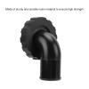 Yuecoom BC Airway Hose Connector,BCD Airway Pipe Elbow Connector,BC Pipe Elbow Connector for Diving, Outdoor, Water Sports,Diving Accessory-Black view 3
