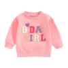 SAYOO Toddler Baby Birthday Girl Outfit Birthday Girl Letter Print Pullover Sweatshirt Fall Shirts Birthday Gift (Pink, 4-5 Years) view 1