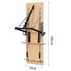 NYZAL Wall Mounted Pilates Reformer Machine, Through Bar Kit for Pilates Springboard, Yoga Fitness Trainer Suitable for Home & Gym Workout, Home Gym Equipment Accessories view 2