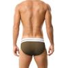 BANGWEAR Retro Tanga Brief 100% Rib Cotton Men's Briefs 2'' Waistband Elastic Band Mens Underwear Khaki view 4