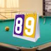 Colaxi Multi Sports Scoreboard Table Score Flipper 2 Digits Score Keeper Flip Number Score Board for Team Games Tennis Ball Football, Purple and Yellow view 3
