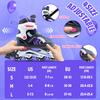 SMOOJOY Inline Skates for Kids Light-Up Wheels Aluminum Frame Black Rose Red Blade Skate for Boys and Girls S, M, L Sizes, Ages 8-12, Perfect for Beginners Indoors and Outdoors view 2