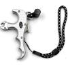 sntxmy Bow Release for Compound Bow, Archery Release Trigger, Compound Bow Release, Thumb Release. (4 Finger Bow Release, Silvery) view 1