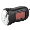 Akozon Hand Crank Solar Powered LED Flashlight, Rechargeable Dynamo Torch for Outdoor Camping - Emergency Equipment with High Energy Conversion Efficiency view 1