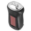 Akozon Hand Crank Solar Powered LED Flashlight, Rechargeable Dynamo Torch for Outdoor Camping - Emergency Equipment with High Energy Conversion Efficiency view 2