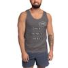 NineFit Basics Custom Shirts Custom Mens Tank Top Personalized Sleeveless Tops for Men Ultra Soft t Shirts Grey, Small view 1
