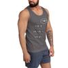 NineFit Basics Custom Shirts Custom Mens Tank Top Personalized Sleeveless Tops for Men Ultra Soft t Shirts Grey, Small view 2