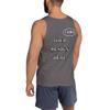 NineFit Basics Custom Shirts Custom Mens Tank Top Personalized Sleeveless Tops for Men Ultra Soft t Shirts Grey, Small view 3