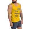 NineFit Basics Custom Shirts Custom Mens Tank Top Personalized Tank Tops with Logo Name Photo Customized t Shirts for Men Custom Gifts Deep Yellow, X-Large view 2