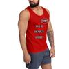 NineFit Basics Custom T Shirts Custom Mens Tank Top Add Your Own Text Message Customized T-Shirts Deep Red, Medium view 2