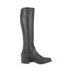 AK New Unisex Side Zip with Stretch Panel Full Grain Leather Equestrian Horse Riding Half Chaps AKRS-1022 (Black, 14/XXS) view 4