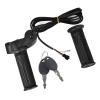 Akozon LED Display Handlebar Grip for Electric Cars, Bikes & Scooters - Pair of Ergonomic Handlebar Grips with Electric Lock - Essential Electric Accessory