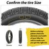 MOHEGIA Ebike Fat Replacement Tire: 20x4.5 Inch E-Bike Mountain Bicycle Tire,High-Performance and All-Terrain Folding Electric MTB Tire view 3