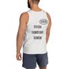NineFit Basics Custom Shirt Custom Mens Tank Top Design Your Own Picture Photo Text for Men Ultra Soft t Shirts White, Small view 3