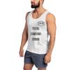 NineFit Basics Custom Shirt Custom Mens Tank Top Design Your Own Picture Photo Text for Men Ultra Soft t Shirts White, Small view 4