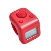 PLCPDM Waterproof Handheld Counter 6Digits Number Count Clickers Counter Hand Digital Counters Clickers Pitches Counter, Red view 1