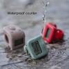 PLCPDM Waterproof Handheld Counter 6Digits Number Count Clickers Counter Hand Digital Counters Clickers Pitches Counter, Red view 3