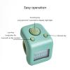 PLCPDM Waterproof Handheld Counter 6Digits Number Count Clickers Counter Hand Digital Counters Clickers Pitches Counter, Red view 4