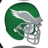 NFL Philadelphia Eagles Throwback Hover Helmet view 2