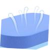 HONMEET Table Tennis Racket Eraser Cleaning Sponge Net Sponge Scrubbing Duster Eraser Sponge view 2