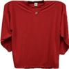 NineFit Basics Youth Intermediate Goalie Cut Hockey Practice Jersey Screen print and Heat press friendly Red view 1